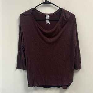 Elegant Maroon Women's Pajama Top